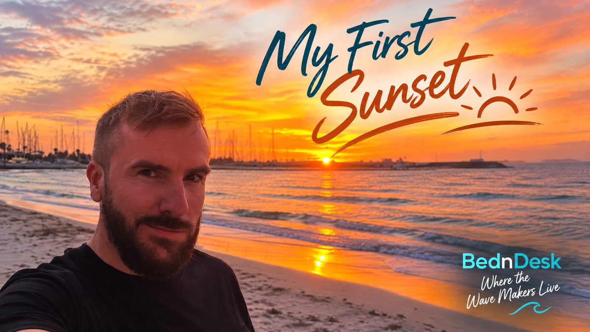 BednDesk - Fist Night Sunset