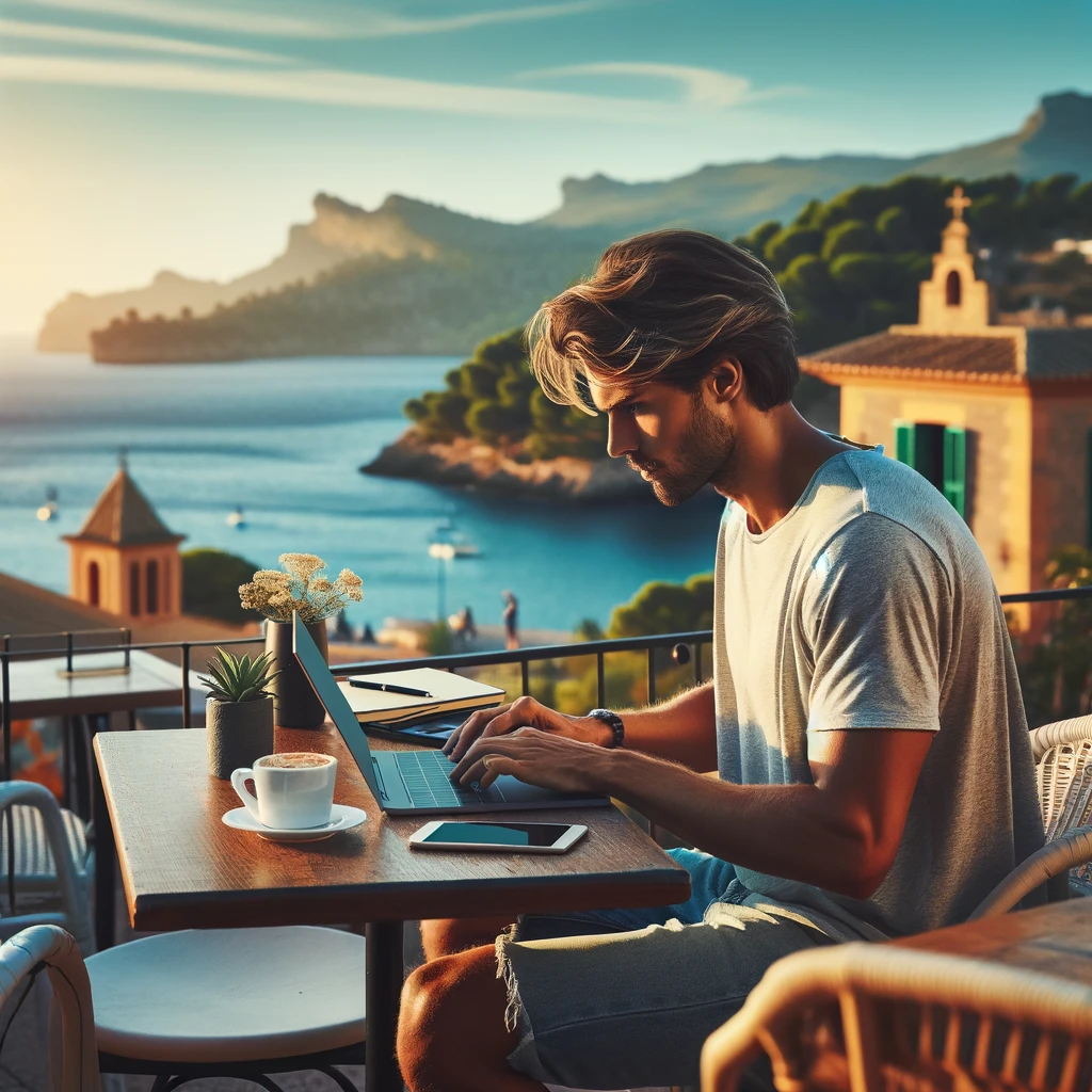 digital nomad living in Mallorca